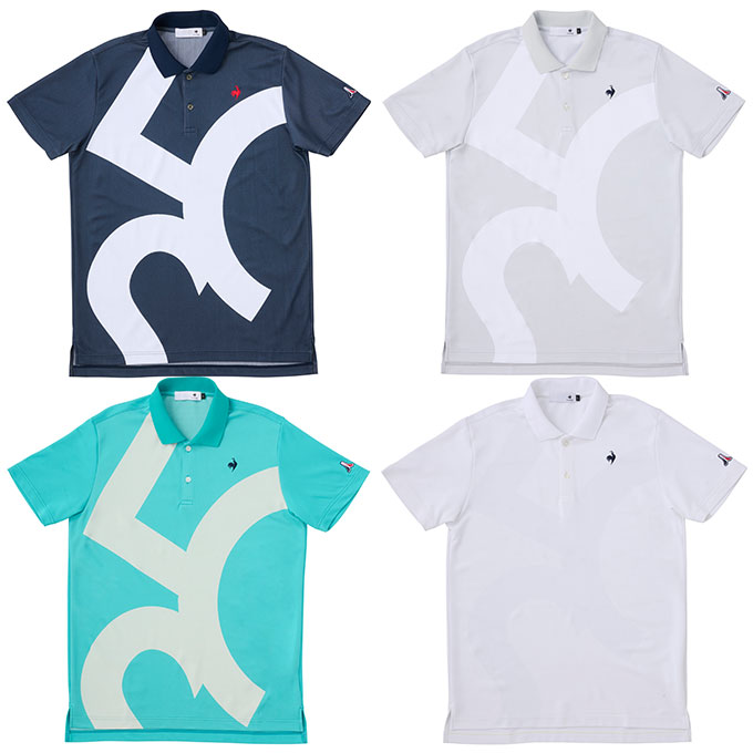 ルコックスポルティフ le coq sportif ゴルフウェア 半袖シャツ メンズ ジャガード QGMXJA09