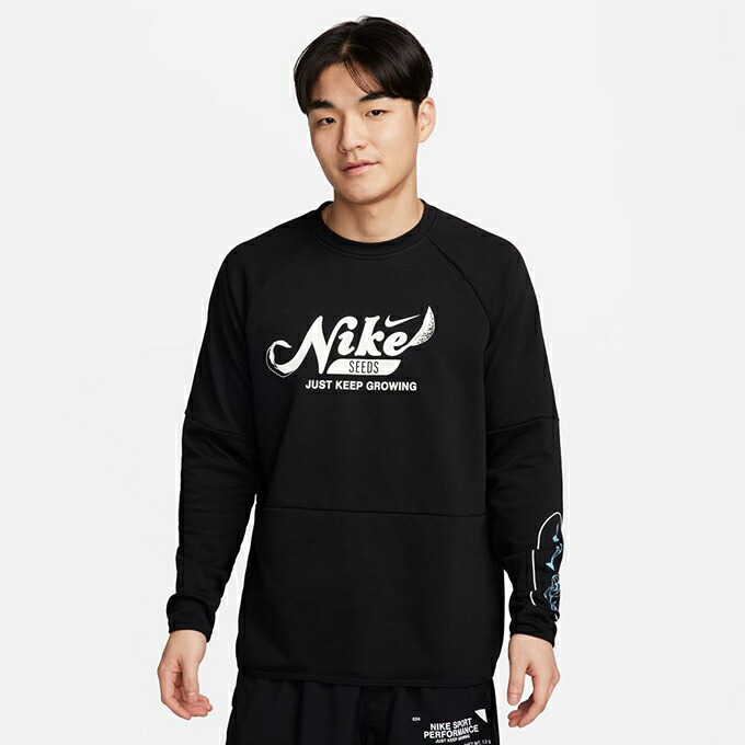 国内配送★NIKE★Dri-FIT ランニング クルー スウェット 2色 NIKE ナイキ スウェットトレーナー メンズ Dri-FIT フリース