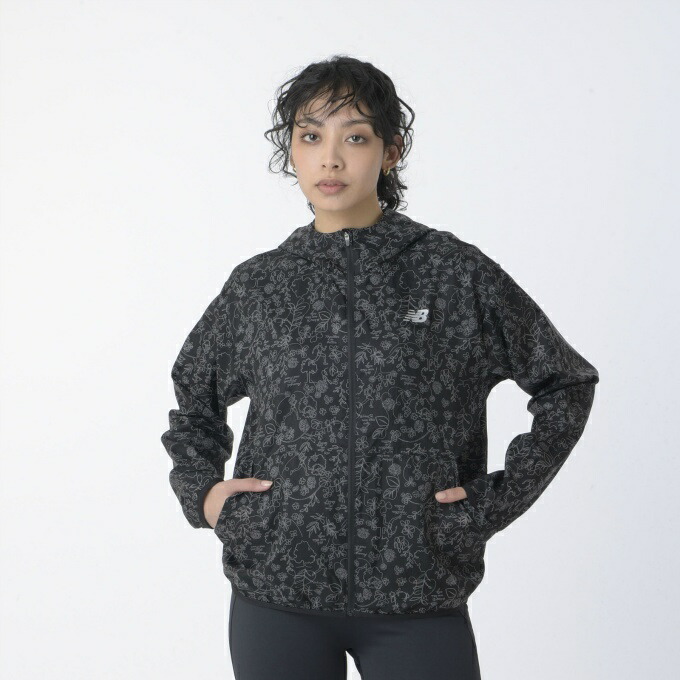 ニューバランス ウインドブレーカー ジャケット レディース スペシャルエディションジャケット AWJ4109Y BK new balance