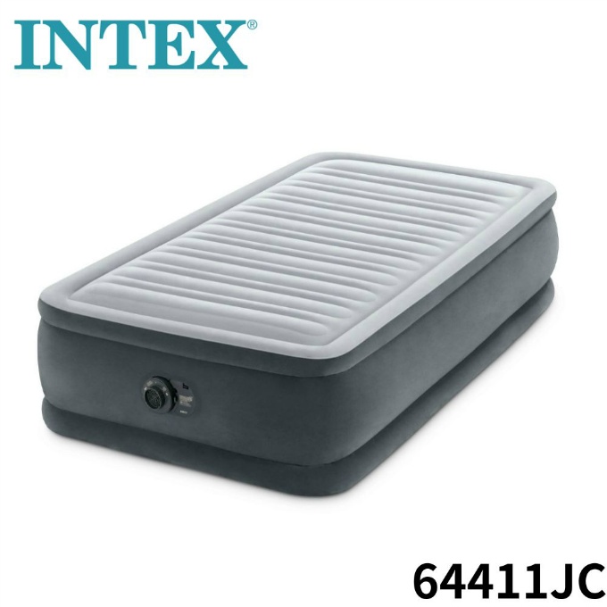 【正規販売店】INTEX エアーベッド エアベッド コンフォート プラッシュ エレベーテッド シングル インテックス 64411JC 電動ポンプ 収納 コンパクト エアーマット エアベット【ご自宅配送限定】‥