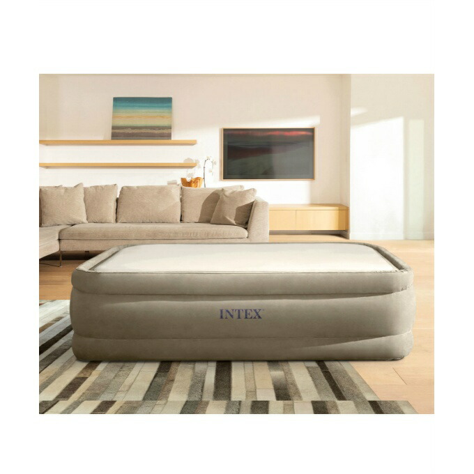 INTEX インテックス サーマラックスエアーベッド  64477JB INTEX サーマラックス エアーベッド ワイドダブル クイーン