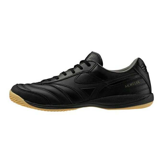 美品 モレリア サラ 24.5 オールブラック サッカートレーニングシューズ ミズノ MORELIA NEO SALA β JAPAN TF モレリア ネオ サラ β