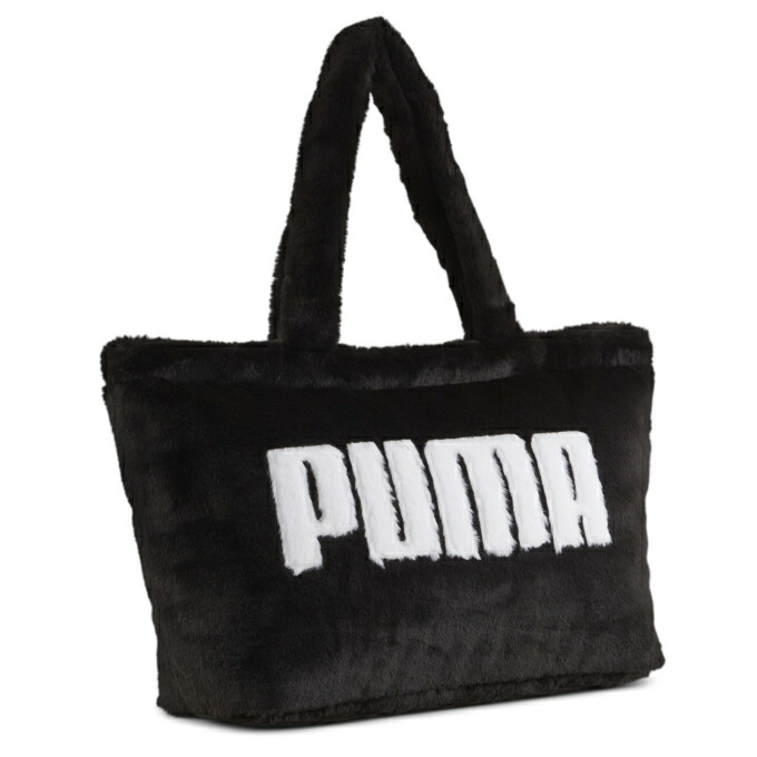【PUMA】コア ファー ジッパー開閉 トート ショルダーバッグ PUMA プーマ ショルダーバッグ レディース W コア ファー