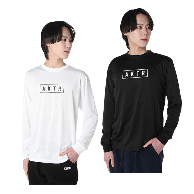 【条件達成で最大10万ポイント獲得のチャンス！4/20～4/30】アクター AKTR バスケットボール 長袖シャツ メンズ BASIC AKTR LOGO L/S SPORTS TEE 524-005005