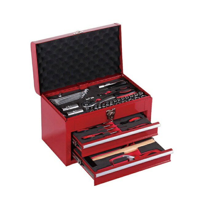 ビッグレッド BIG RED 工具 工具セット 74点 TRGW00074 【メーカー直送】 【ご自宅配送限定】‥|ヒマラヤ店