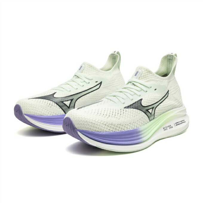 Mizuno ネオゼン ホワイト/ブラック/ブルー MIZUNO ミズノ公式 ミズノネオゼン ランニング メンズ ホワイト