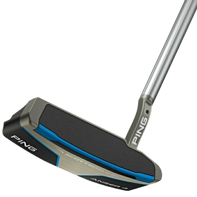 ピン PING ゴルフクラブ パター メンズ SCOTTSDALE スコッツデール グリップ PP58 ミッドサイズ ブラック/ブルー Scottsdale 25 PT 58MID ANSER 4