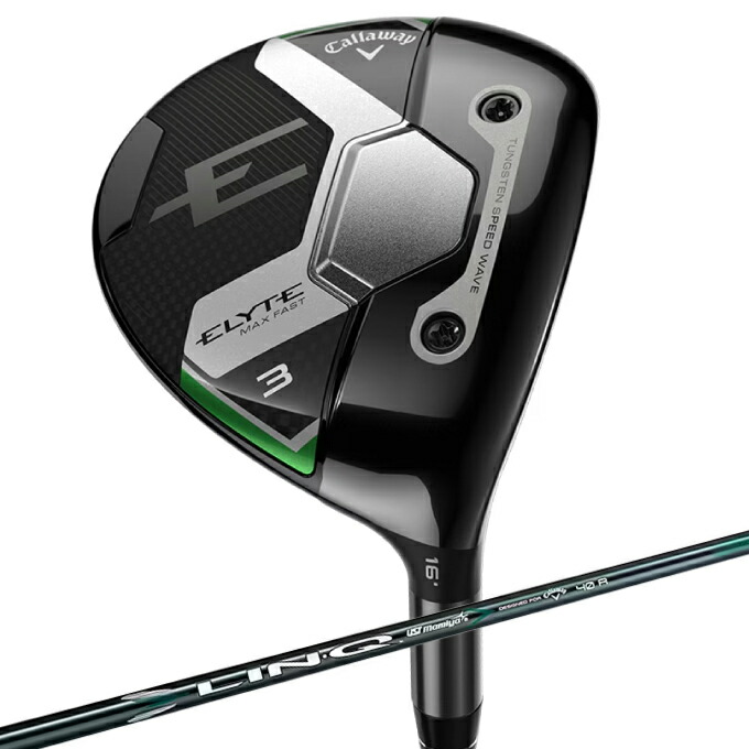 キャロウェイ ゴルフクラブ フェアウェイウッド メンズ エリート マックス ファスト LIN-Q GREEN 40 for Callaway ELYTE MAX FAST FW LIN-Q-GR-CW Callaway｜ヒマラヤ店