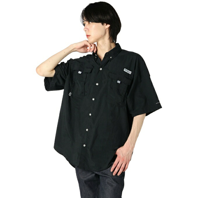 【全商品対象最大10％OFFクーポン！7/19 20:00～7/26 01:59】コロンビア(Columbia) 半袖シャツ メンズ バハマ2 半袖 SH FM7047-009 【国内正規品】｜ヒマラヤ店