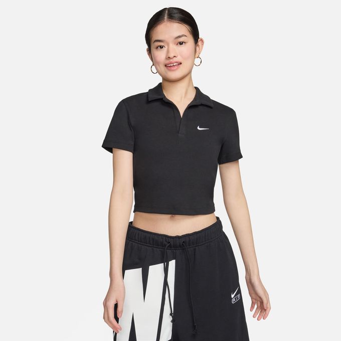 日本代表　陸上女子ウェア　ポロシャツ　NIKE NIKE WMNS NSW ESSENTIAL CRP TO S/S POLO DV7885-133