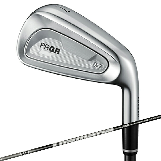 プロギア PRGR ゴルフクラブ アイアンセット 5本組 メンズ PRGR 03 アイアン Diamana M FOR PRGR シャフト PRGR 03 2025 5I Diamana-PRGR
