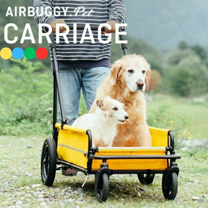 エアバギー AIRBUGGY キャリッジ 台車単体 シニア 大型犬 介護 老犬 キャンプ 旅行 ペットカート アウトドア キューブ 移動 CARRIAGE-CAR 【メーカー直送】【返品不可】【ご自宅配送限定】‥