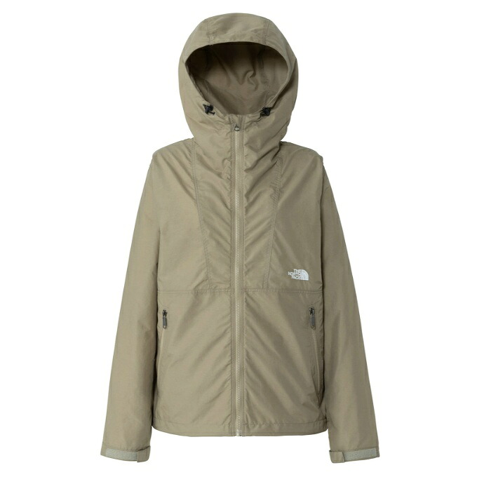 ザ・ノース・フェイス アウトドア ジャケット レディース Compact Jacket コンパクトジャケット ベージュ カーキー コンパクト 袋付き ノースフェイス NPW72530-CK