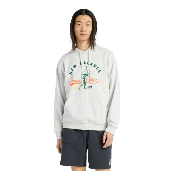 ニューバランス(new balance) スウェットパーカー メンズ 大谷翔平 メモリーズグラフィックフーディ バッティング MT51728-AHH