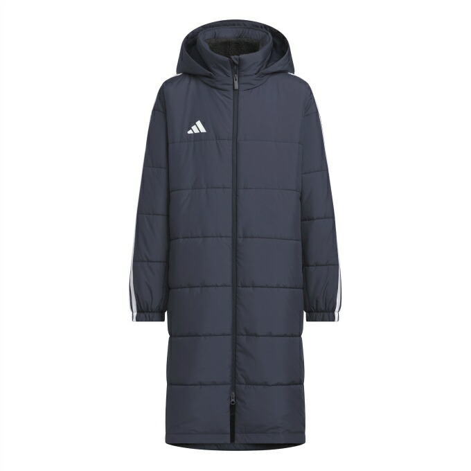 adidas 子供用ベンチコート ブラック 160 kwy19_01.jpg