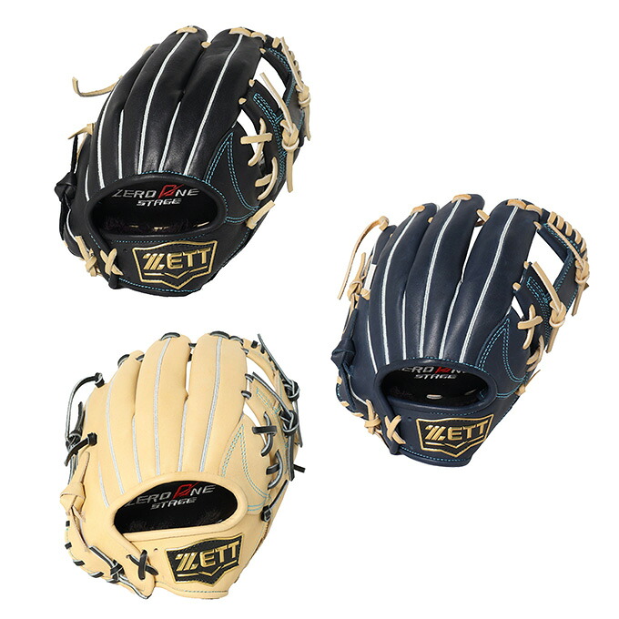 ゼット(ＺＥＴＴ) 野球 少年軟式グローブ 内野手用 軟式グラブ ジュニア ゼロワンステージシリーズ 二塁手・遊撃手用 BJGB71510F 10,841円