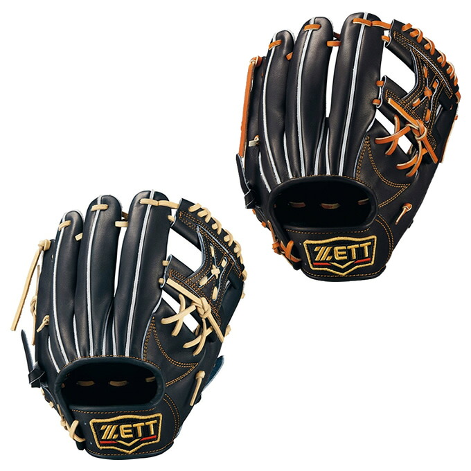 ゼット(ＺＥＴＴ) 野球 硬式グローブ 内野手用 メンズ 硬式グラブ プロステイタスシリーズ 二塁手遊撃手用 BPROG541G