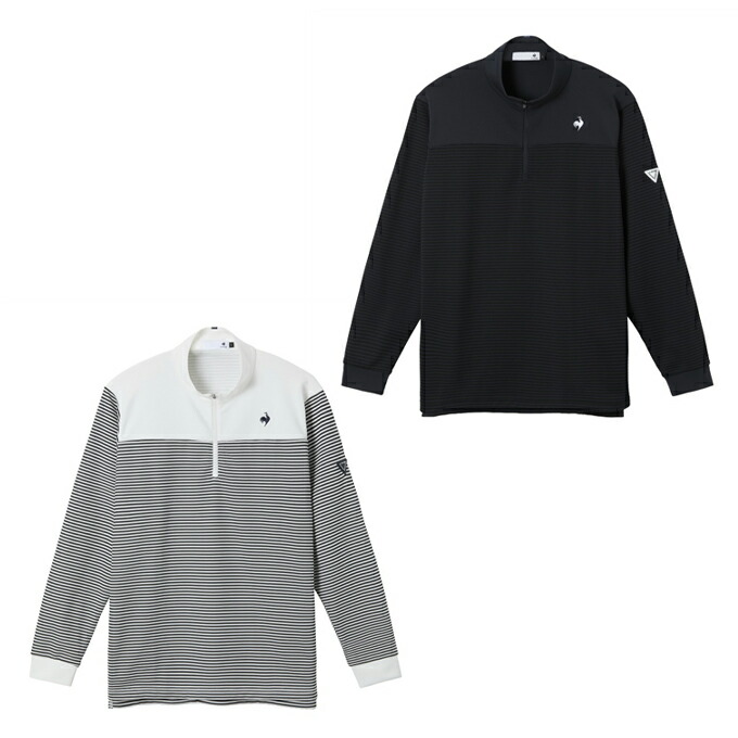 楽天市場】ルコックスポルティフ ゴルフ 長袖 ハーフジップシャツ