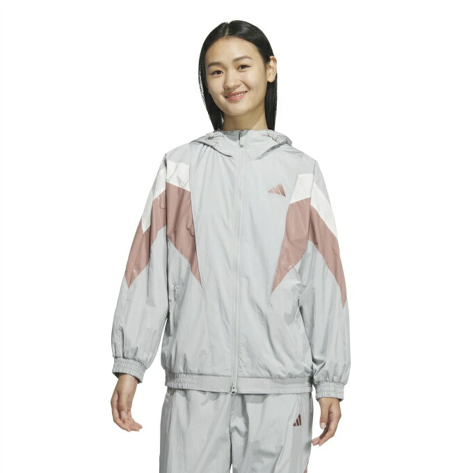 アディダス(adidas) ウインドブレーカー ジャケット レディース STADIUM CHROME ウーブンジャケット STSV WV JKT KA0914 KO694