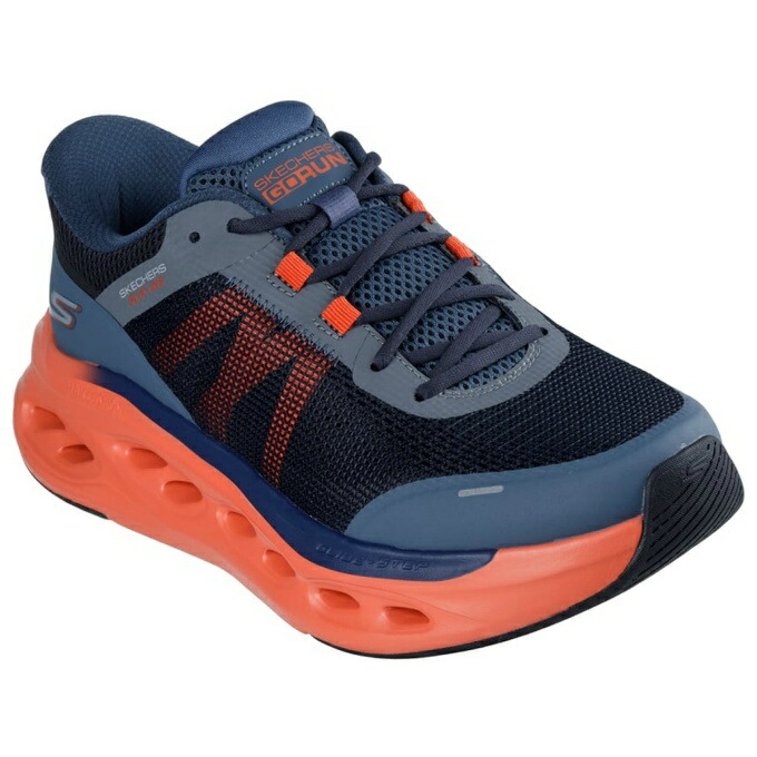 スケッチャーズ(SKECHERS) ウォーキングシューズ メンズ 25FA スリップインズ MXクッショングライドステップ 220422-NVOR
