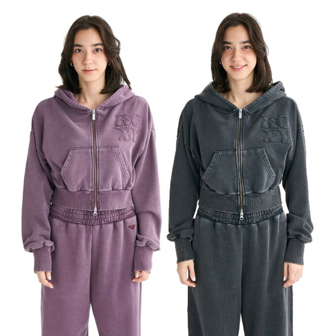 ロキシー(ROXY) スウェットパーカー レディース YOLO ウォッシュ 裏毛FZHD RZP254034 【国内正規品】