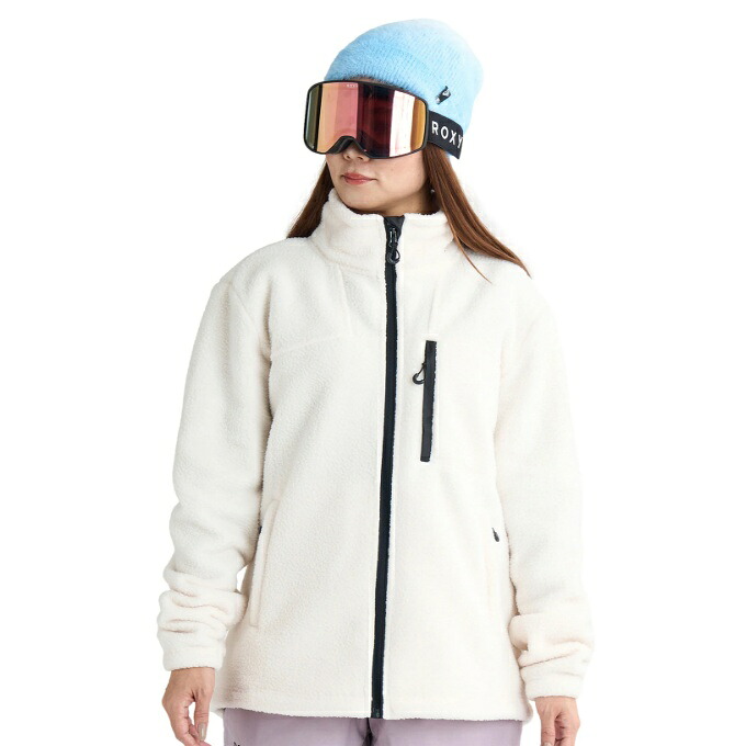 ロキシー ROXY スウェット レディース ウィメンズ ALABAMA FULL ZIP SOLID スノー ベースレイヤー フルジップトップス ハンドポケット付き ERJFT04969 【国内正規品】