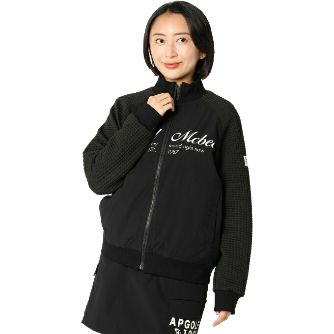 【全商品対象最大10％OFFクーポン！7/19 20:00～7/26 01:59】セシルマクビー グリーン(CECIL McBEE green) ゴルフウェア ブルゾン レディース メッセージブルゾン CGF25015BL 【2025年秋冬モデル】｜ヒマラヤ店