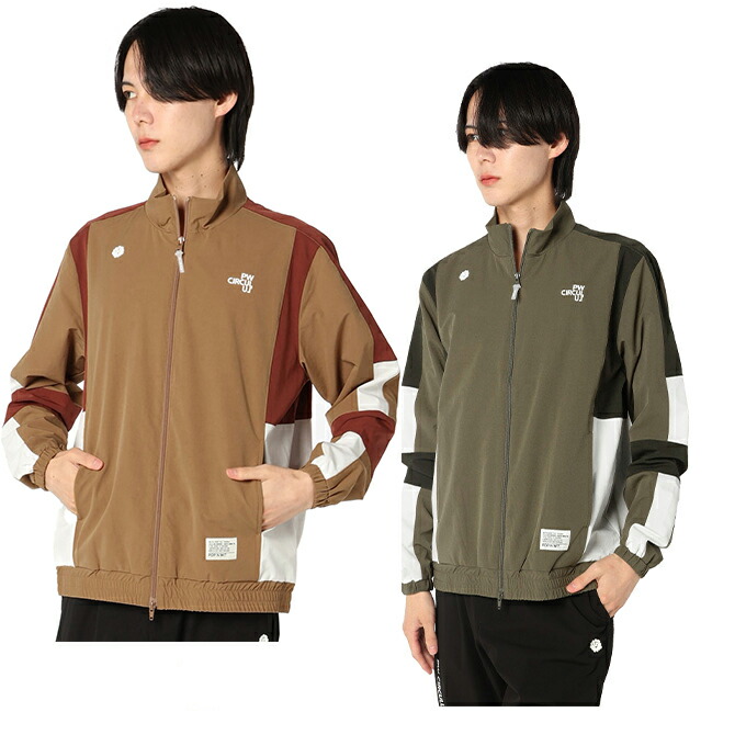 【全商品対象最大10％OFFクーポン！7/19 20:00～7/26 01:59】ピーダブリュサーキュラス(PW CIRCULUS) ゴルフウェア ブルゾン メンズ COLOR-BLOCKブルゾン JRPNGW0401 【2025年秋冬モデル】｜ヒマラヤ店
