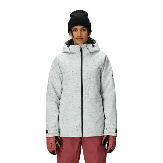 シックスエイトシックス(686) スノーボードウェア ジャケット レディース ATHENA INSULATED JACKET M5WN333-WHITE SLUB