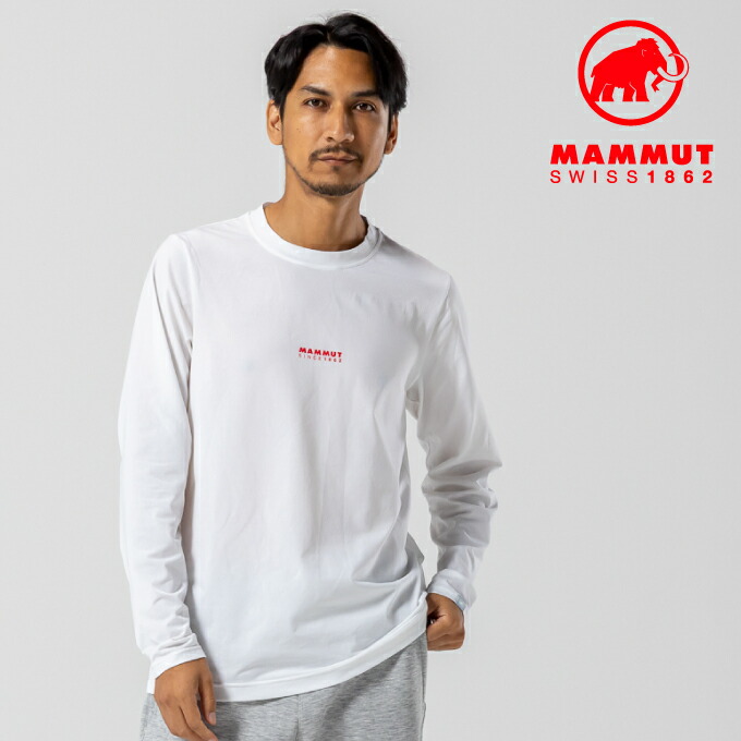 ANDMARY ストーン付きロゴ長袖Tシャツ ホワイト 楽天市場】マムート(MAMMUT) Tシャツ 長袖 メンズ QD ロゴ プリント