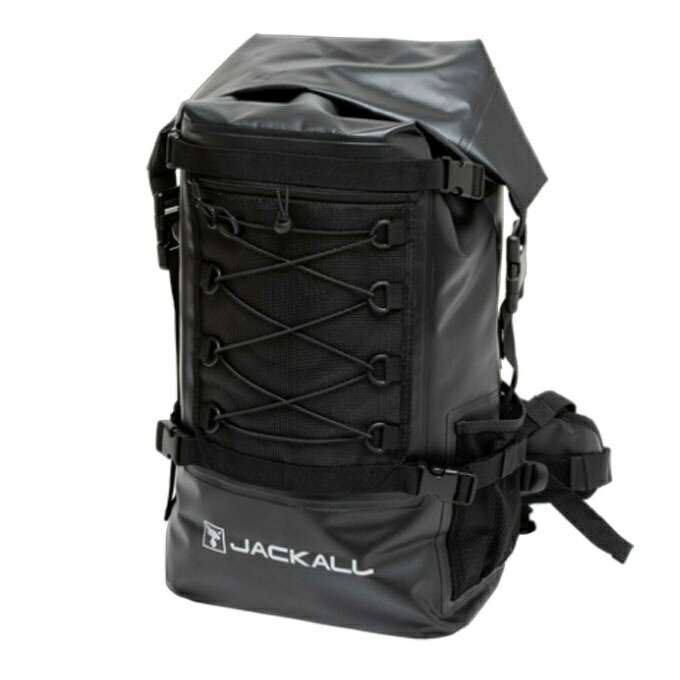 ジャッカル（JACKALL） ウォータープルーフバックパック WATERPROOF BACK PACK M CASE BAG ブラック waterproof_backpack_M 【ご自宅配送限定】‥