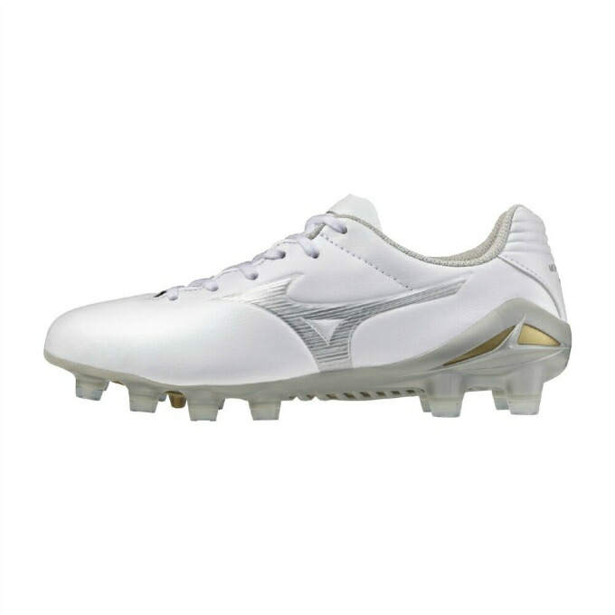 【全商品対象最大10％OFFクーポン！7/19 20:00～7/26 01:59】ミズノ(MIZUNO) サッカースパイク ジュニア モナルシーダネオ3 PRO JR P1GB262004 ホワイト&times;ギャラクシーシルバー天然芝 人工芝｜ヒマラヤ店