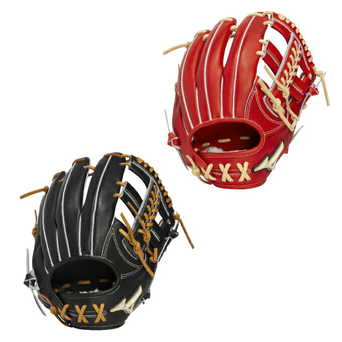ミズノ(MIZUNO) 野球 一般軟式グローブ 内野手 メンズ 軟式用 グローバルエリート Professional Selection 紅林型 サイズ9 1AJGR34213
