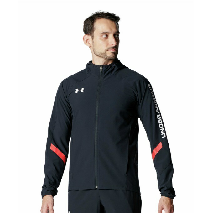 アンダーアーマー(UNDER ARMOUR) ウインドブレーカー ジャケット メンズ UA WOVEN FULL-ZIP HOODIE 6015051-001