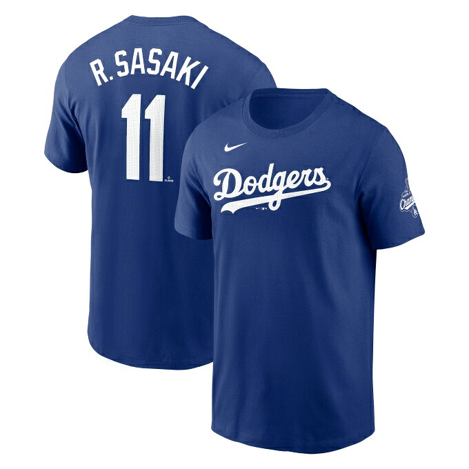 エムエルビー(MLB) 野球ウェア 半袖Tシャツ 佐々木 WS優勝 N&N T ML01-25AS-0205