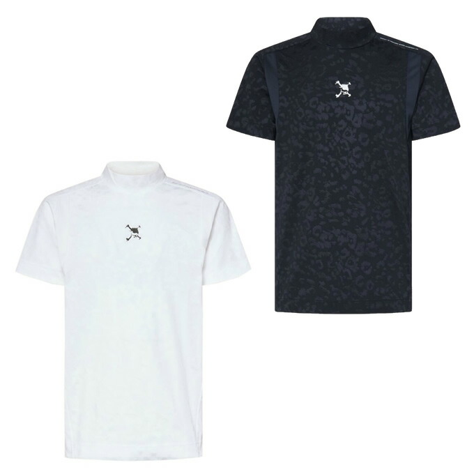 オークリー(OAKLEY) ゴルフウェア 半袖シャツ メンズ SKULL SPOTTED JACQUARD MOCK FOA409088 【国内正規品】【2026年春夏モデル】