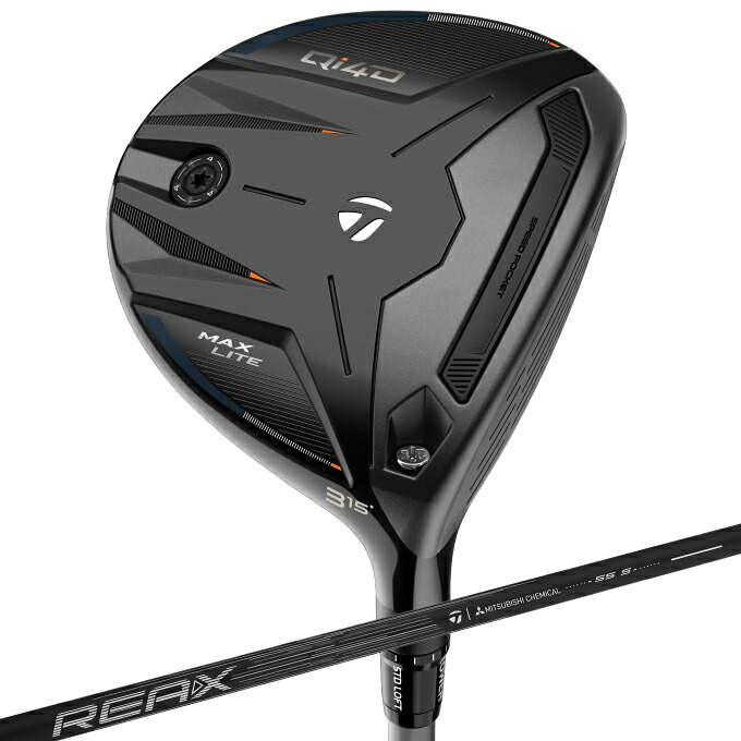 テーラーメイド TaylorMade ゴルフクラブ フェアウェイウッド メンズ REAX 45シャフト Qi4D MAX LITE FW REAX 【国内正規品】【2026年モデル】