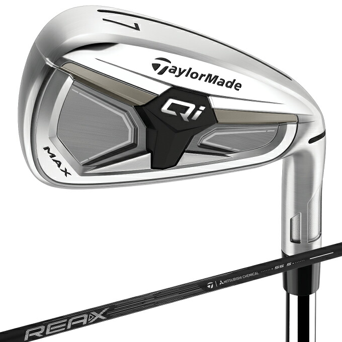 【条件達成で最大10万ポイント獲得のチャンス！4/20～4/30】テーラーメイド TaylorMade ゴルフクラブ アイアンセット 6本組 メンズ REAX 65/75 シャフト Qi MAX 2026 6I REAX 【国内正規品】【2026年モデル】