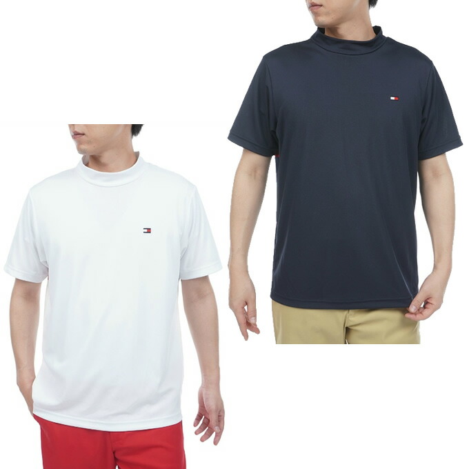 トミーヒルフィガーゴルフ(TOMMY HILFIGER GOLF) ゴルフウェア 半袖シャツ メンズ ハイブリッド 半袖モックシャツ THMA605 【2026年春夏モデル】