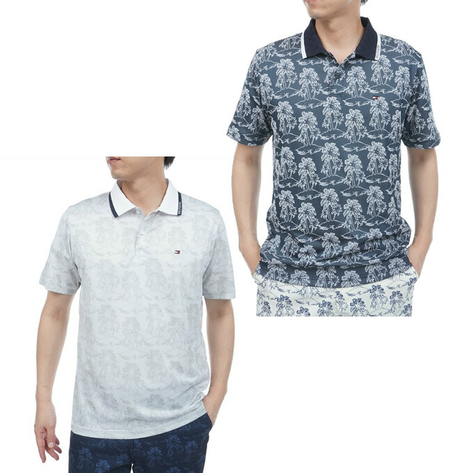 トミーヒルフィガーゴルフ(TOMMY HILFIGER GOLF) ゴルフウェア ポロシャツ 半袖 メンズ ヤシジャガード 半袖ポロシャツ THMA628 【2026年春夏モデル】