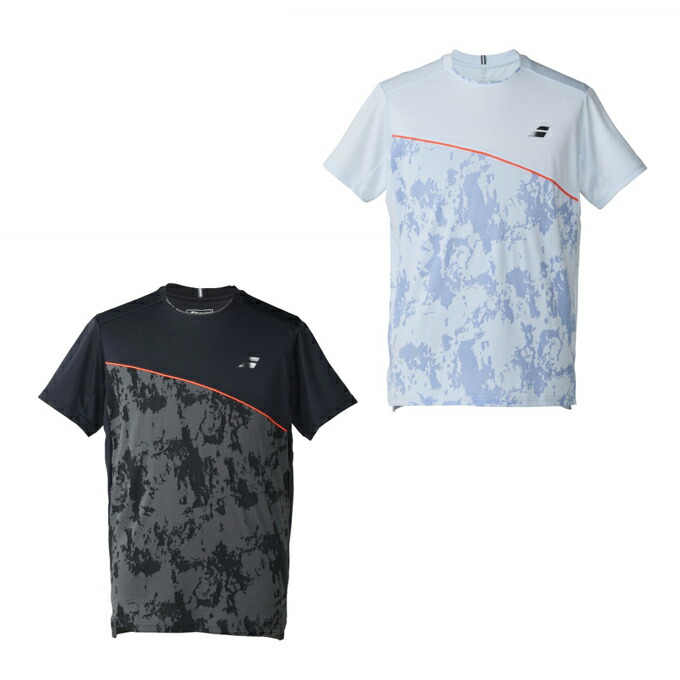 バボラ Babolat テニスウェア バドミントンウェア Tシャツ 半袖 メンズ PLAY ショートスリーブシャツ BUG6300 【国内正規品】