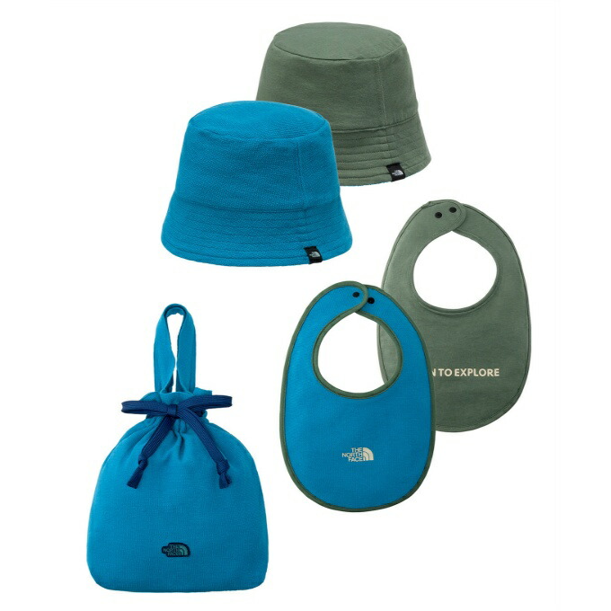 ザ・ノース・フェイス(THE NORTH FACE) スタイ セット ジュニア ハット&ビブセット ベビー NNB02610-DB 【国内正規品】