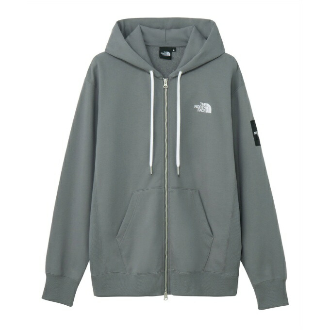 ザ・ノース・フェイス(THE NORTH FACE) スウェットパーカー メンズ レディース スクエアロゴフルジップ NT12335-SP 【国内正規品】