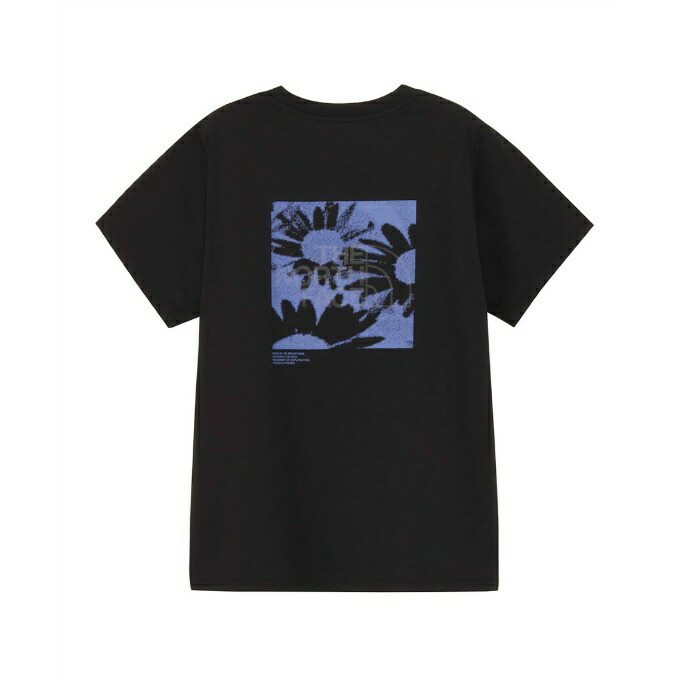 ザ・ノース・フェイス(THE NORTH FACE) Tシャツ 半袖 レディース ショートスリーブ ES フラワーボックスロゴティー NTW32685-K 【国内正規品】