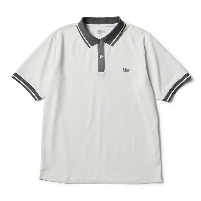 ニューエラ(NEW ERA) ゴルフウェア ポロシャツ 半袖 レディース Women’s 半袖 ポロシャツ ストライプカラー ホワイト 14859855 【国内正規品】【2026年春夏モデル】