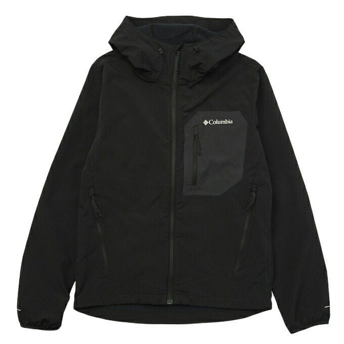 コロンビア(Columbia) アウトドア ジャケット メンズ Tall Heights III Hooded Softshell トールハイツ III フーデットソフトシェル WE3966-010 【国内正規品】
