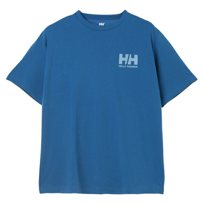 ヘリーハンセン(HELLY HANSEN) Tシャツ 半袖 メンズ ショートスリーブ HH ライン バック プリント ロゴ ティー HE62634-NB