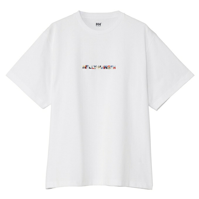 ヘリーハンセン(HELLY HANSEN) Tシャツ 半袖 メンズ ショートスリーブ エンブロイダリー ロゴ ティー HE62638-CW