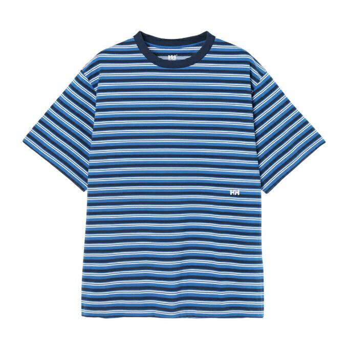 ヘリーハンセン(HELLY HANSEN) Tシャツ 半袖 メンズ ショートスリーブマルチボーダーティー HE62641-NB