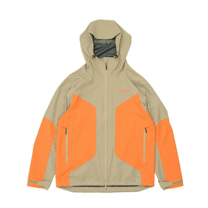 【条件達成で最大10万ポイント獲得のチャンス！4/20～4/30】マーモット(Marmot) 防水ジャケット メンズ キメラ ローガンジャケット MTSS26MRN005-TAUPE*ORANGE